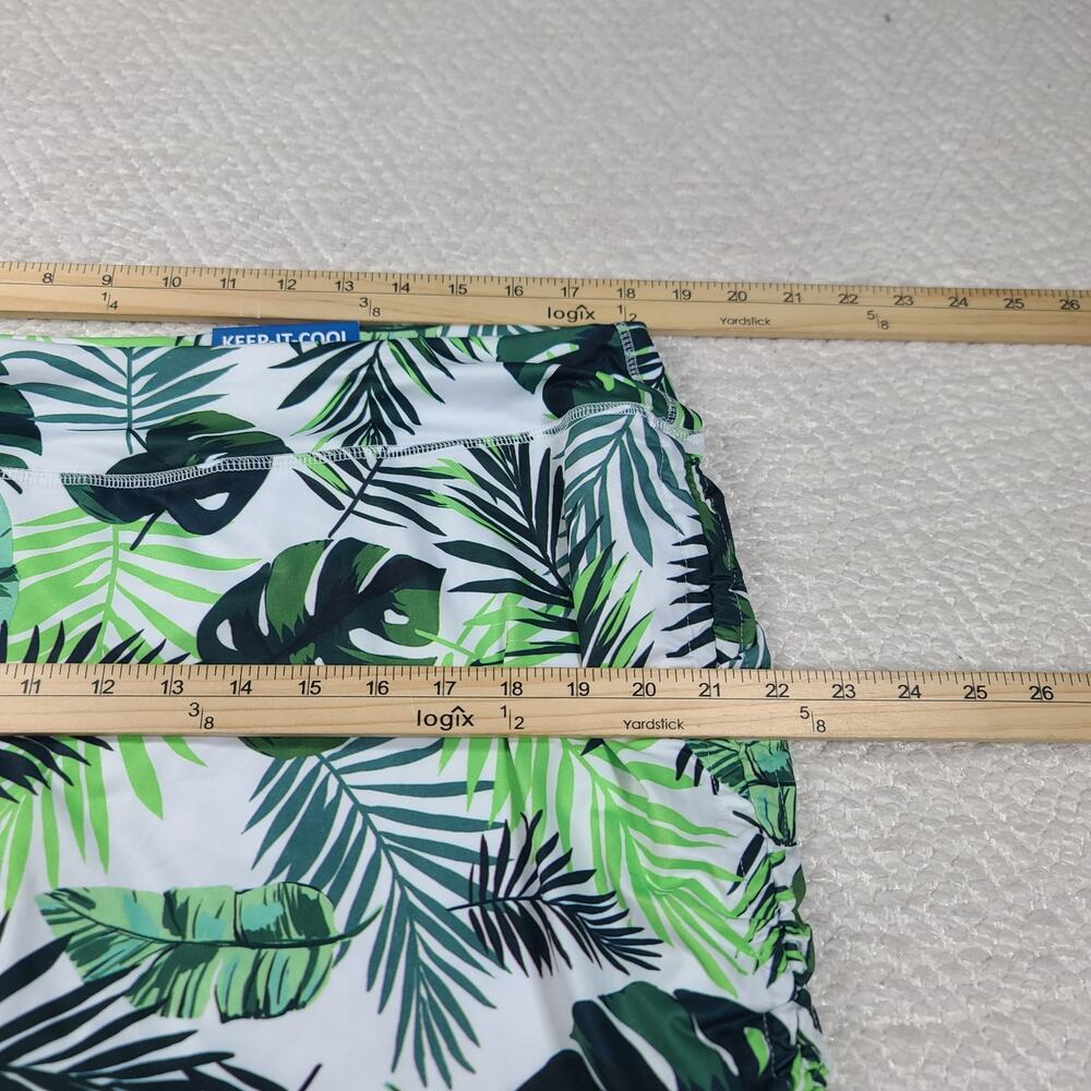 Reel Legends Jungle Leaves Skort tie sides Size XL Fishing Boating Gorpcore UPF - Picture 4 of 10